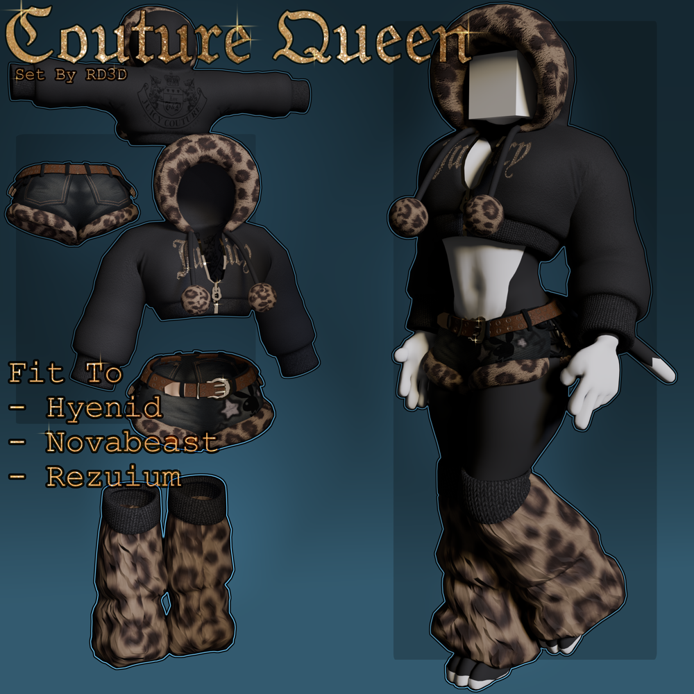 Couture Queen Set || VRChat Outfit