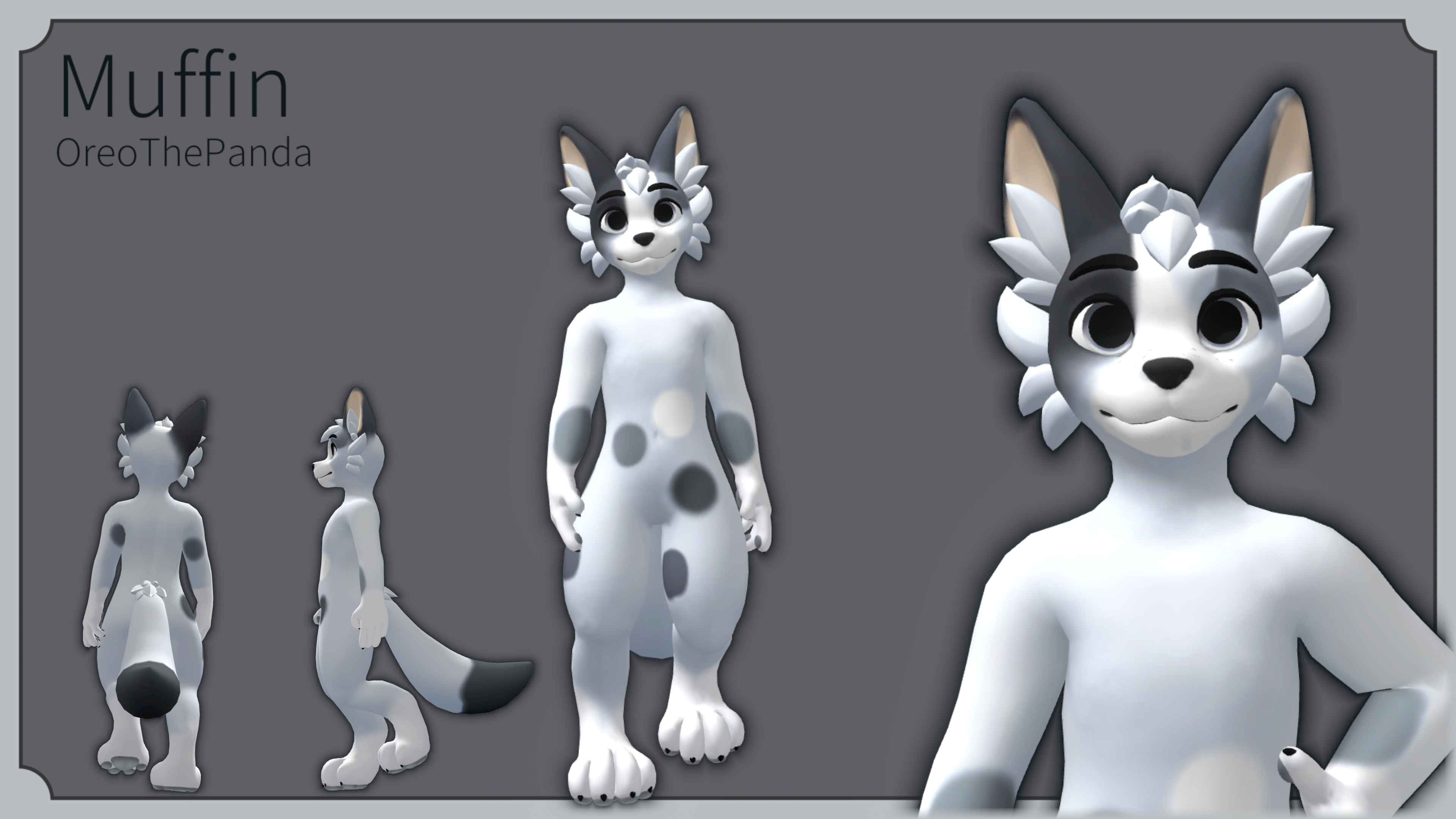 Bluey, Bingo, Socks and Muffin - Mini Canine by Julia Winterpaw