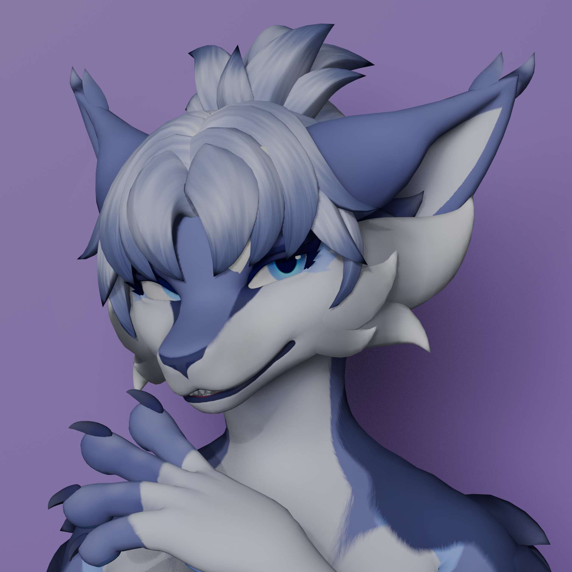 ✧ Hair ~ Sapphire Ponytail Hair