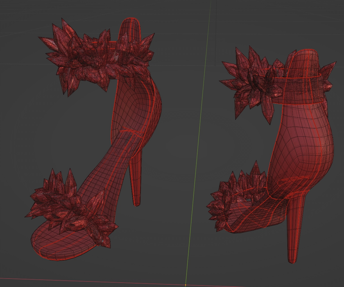 Crystal Heels by PillowArt