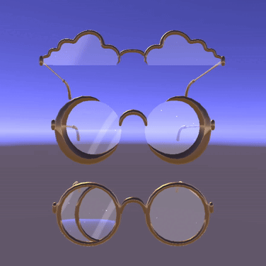 Starry Glasses 🌠 Inspired by Furality Somna ✨ Universal Assets