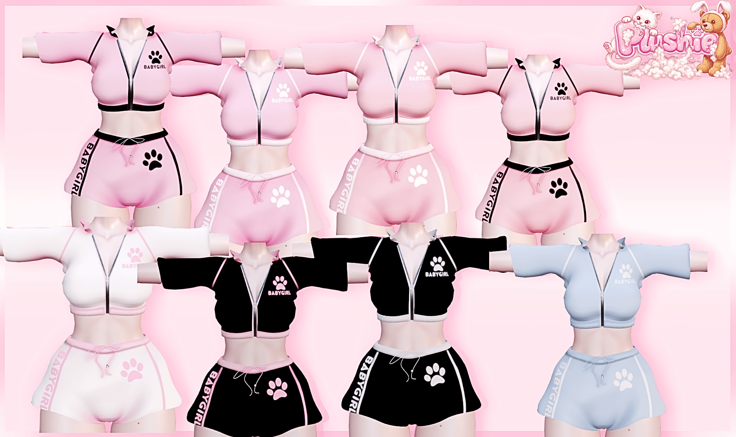 BabyGirl TrackSuit - (ZINFIT + E-GIRL)