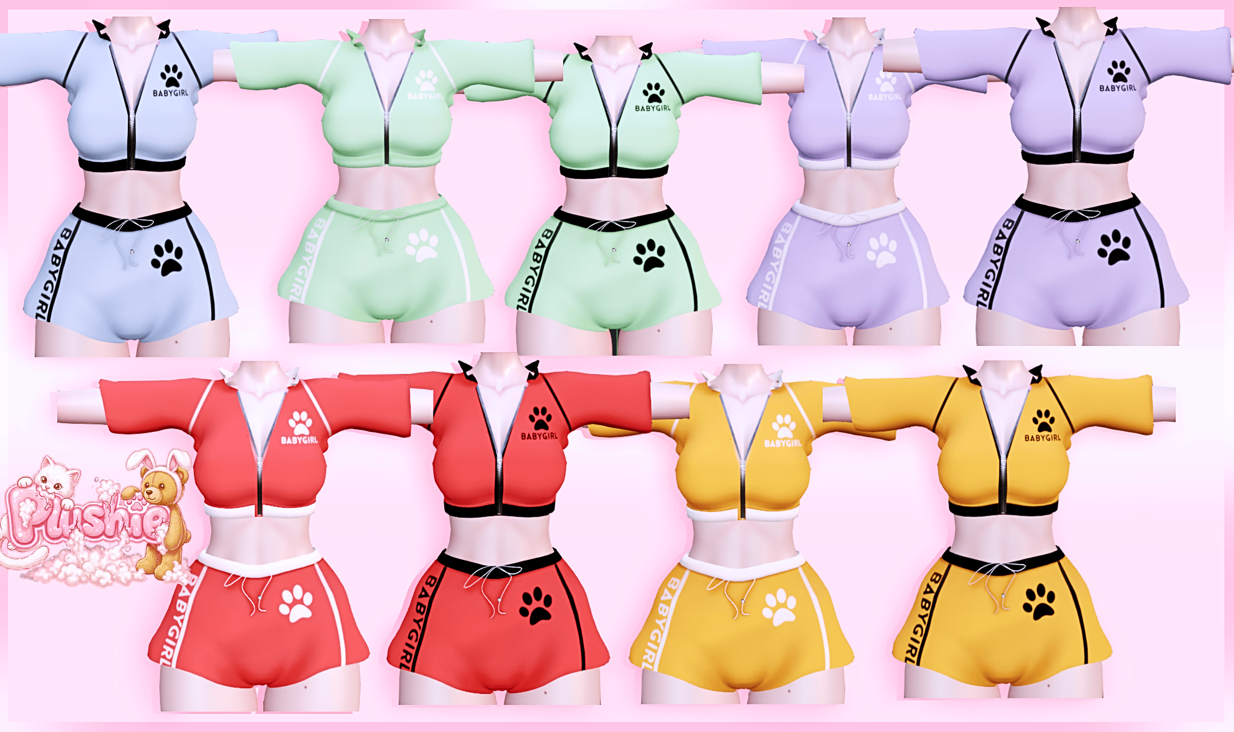 BabyGirl TrackSuit - (ZINFIT + E-GIRL)