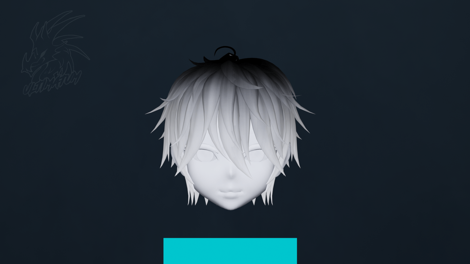 Short Fluffy Hair - 3D Model Asset