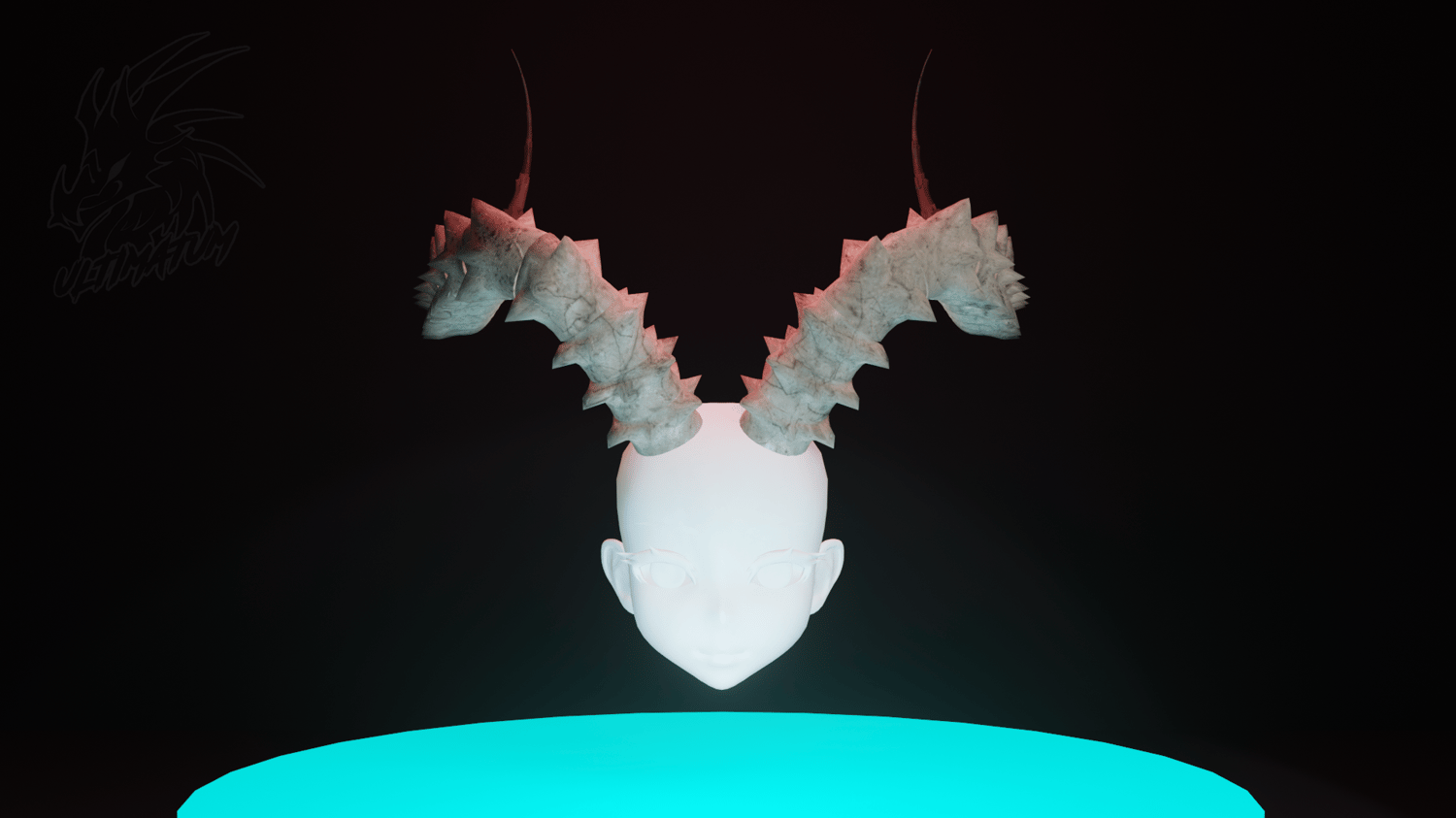 Bone Horns - 3D Model Asset