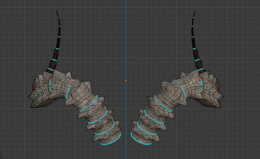 Bone Horns - 3D Model Asset