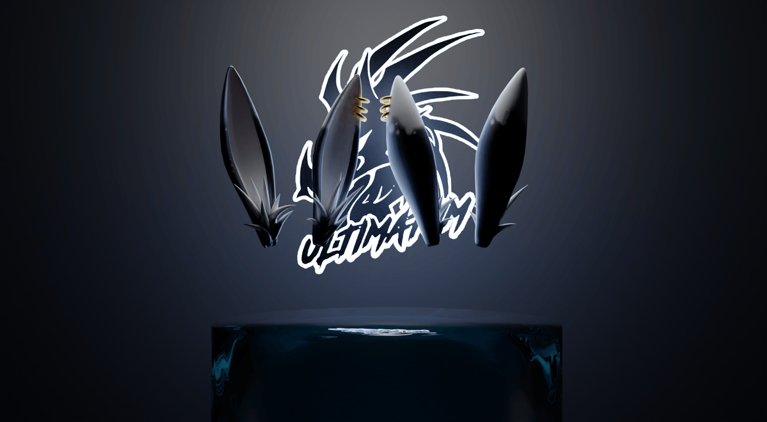 Punk Bunny Ears - 3D Model Asset