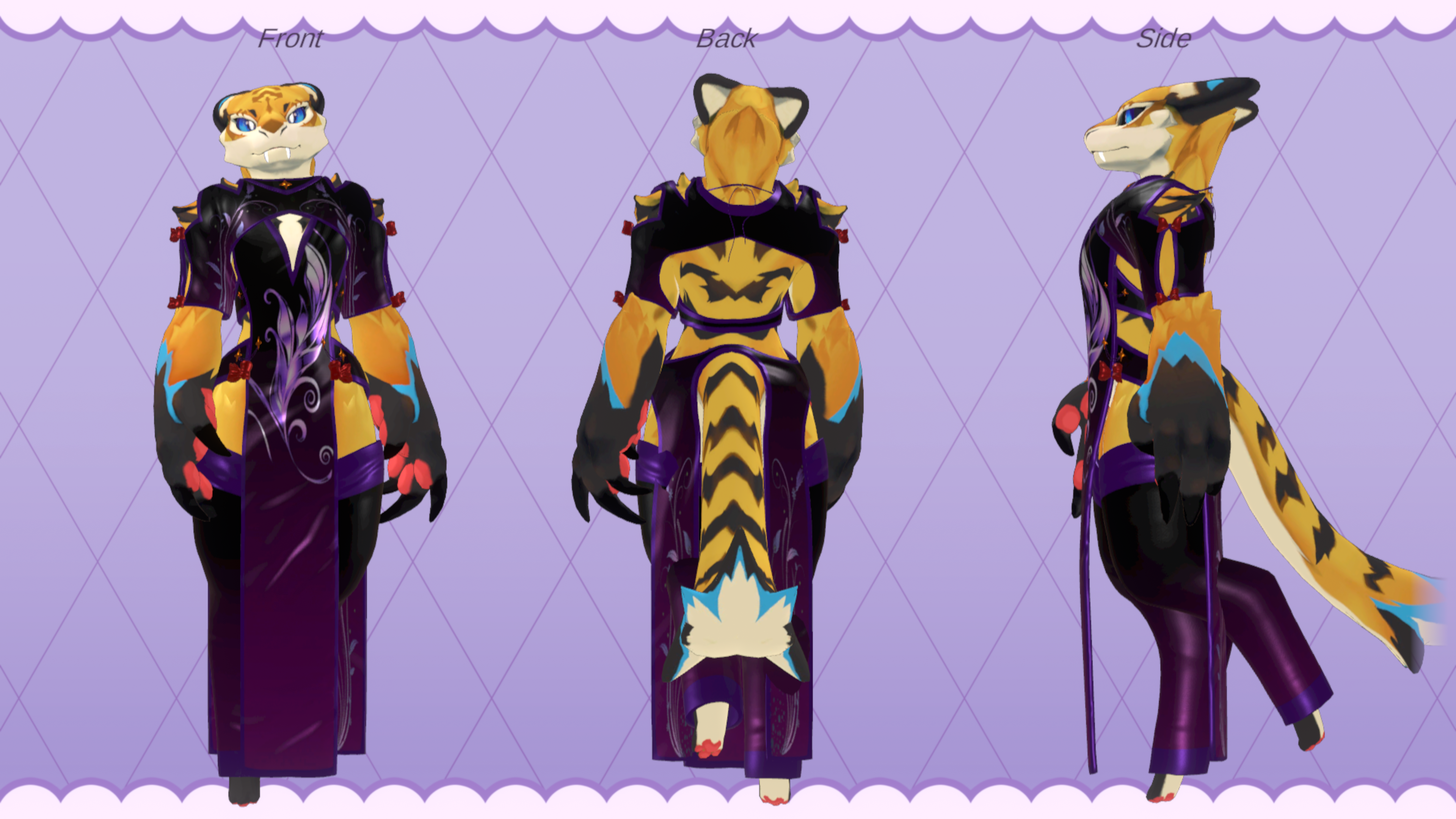 Starshine Dress for Tigerbee! VrcFury Ready!