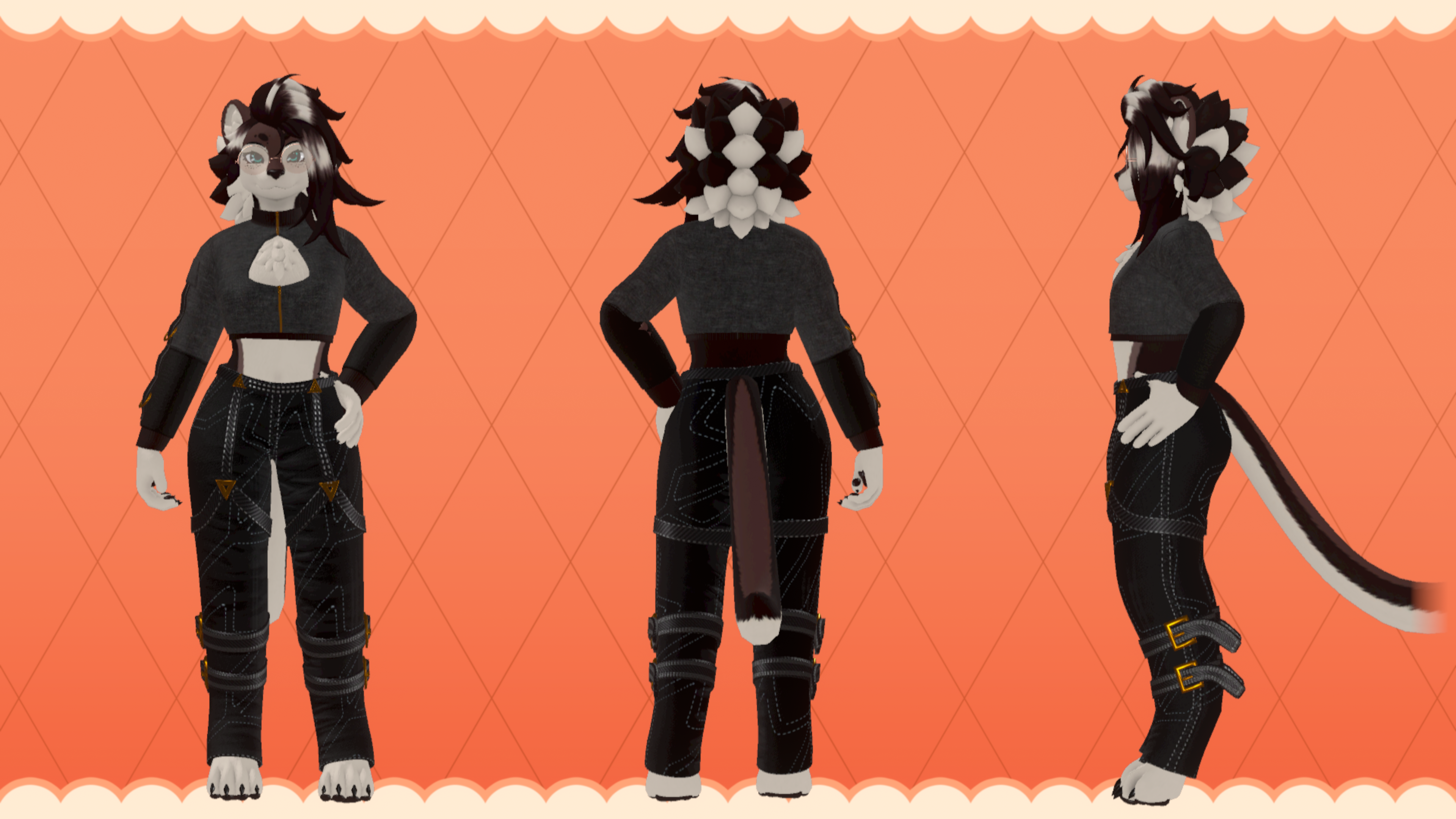 Techwear styled outfit for Yuki, by RPG Slayer! VRCFury ready <3