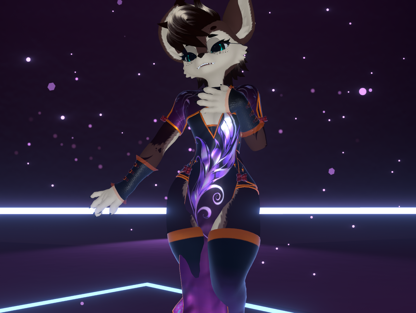 Starshine Dress for Flopkin! VrcFury ready <3