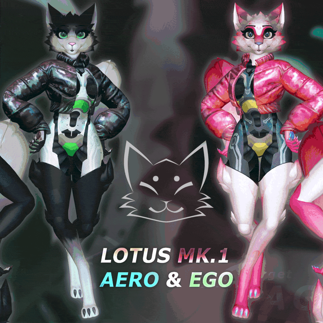 LOTUS MK.1: Aero & Ego - VRChat Avatar Base - PC & QUEST - UPDATE V1.1