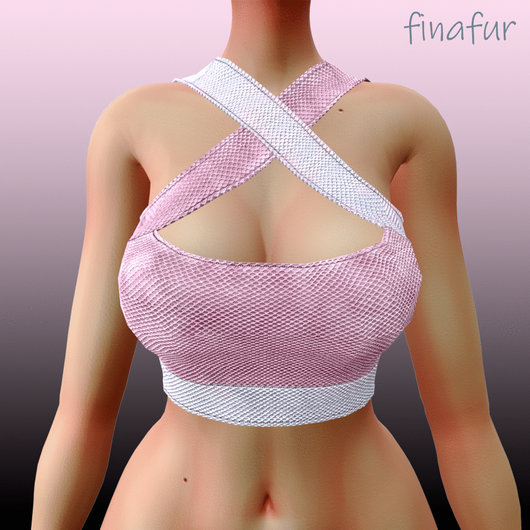 Criss-cross halter crop top