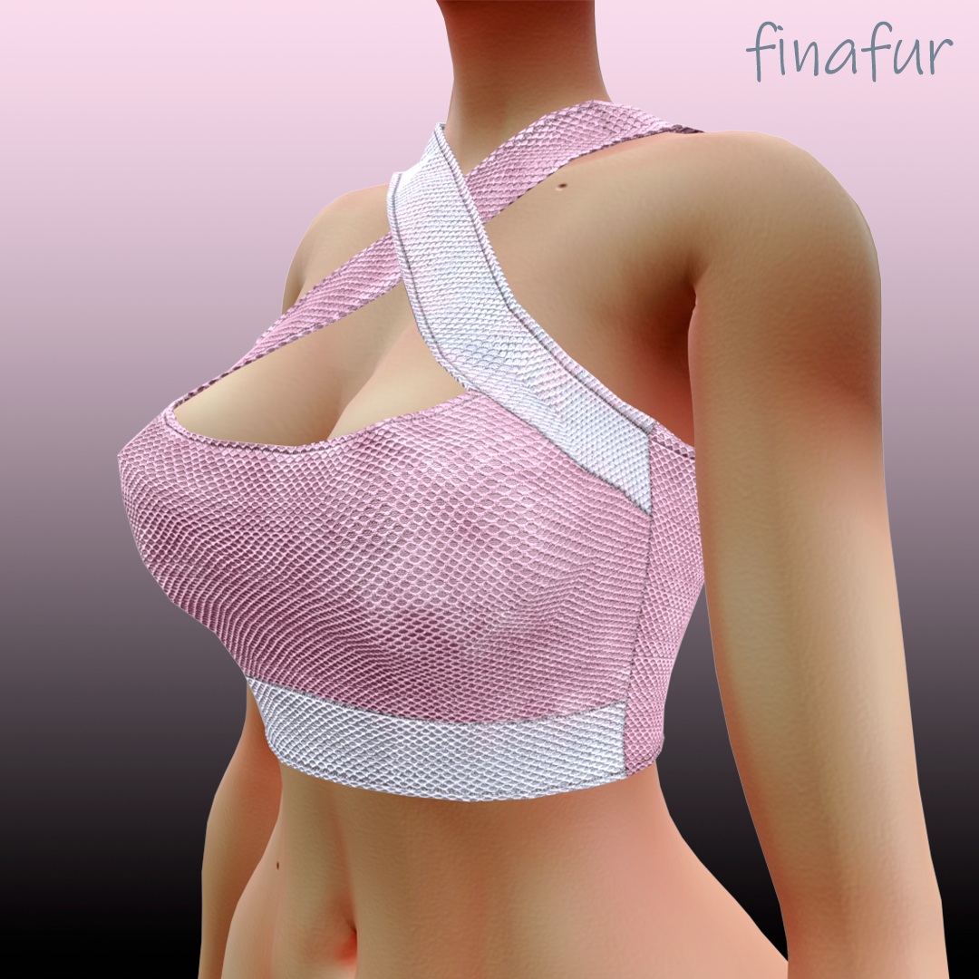 Criss-cross halter crop top