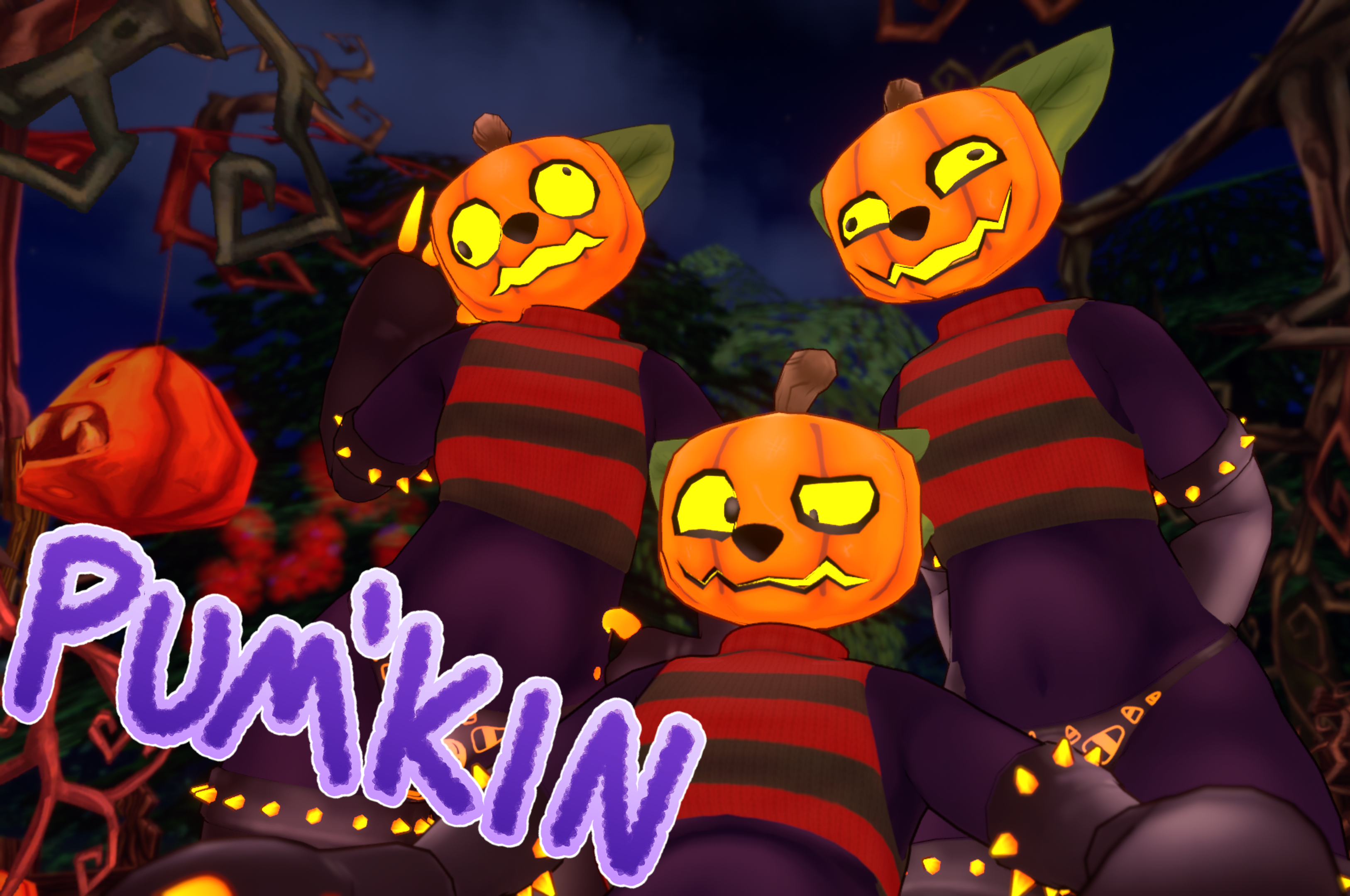 MojPoj's "Pumkin" Halloween 3.0 VRChat Avatar