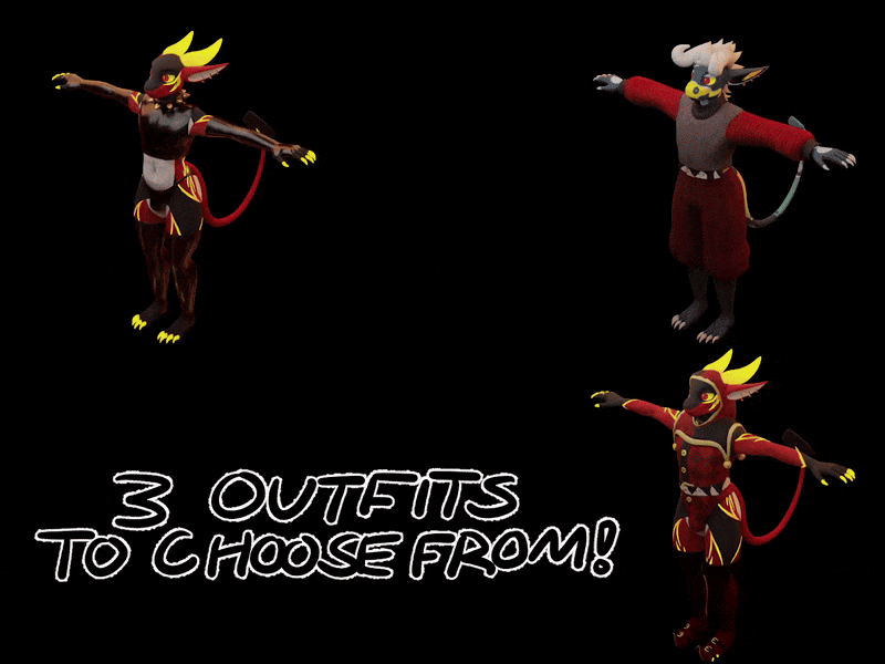MojPoj's "ImpBold" VrChat 3.0 Avatar