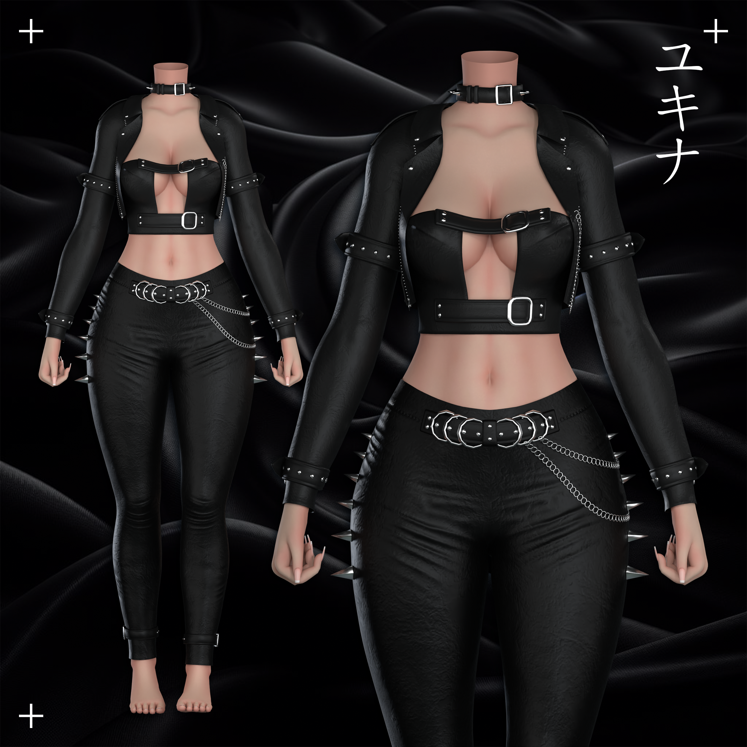 Leather Biker Outfit