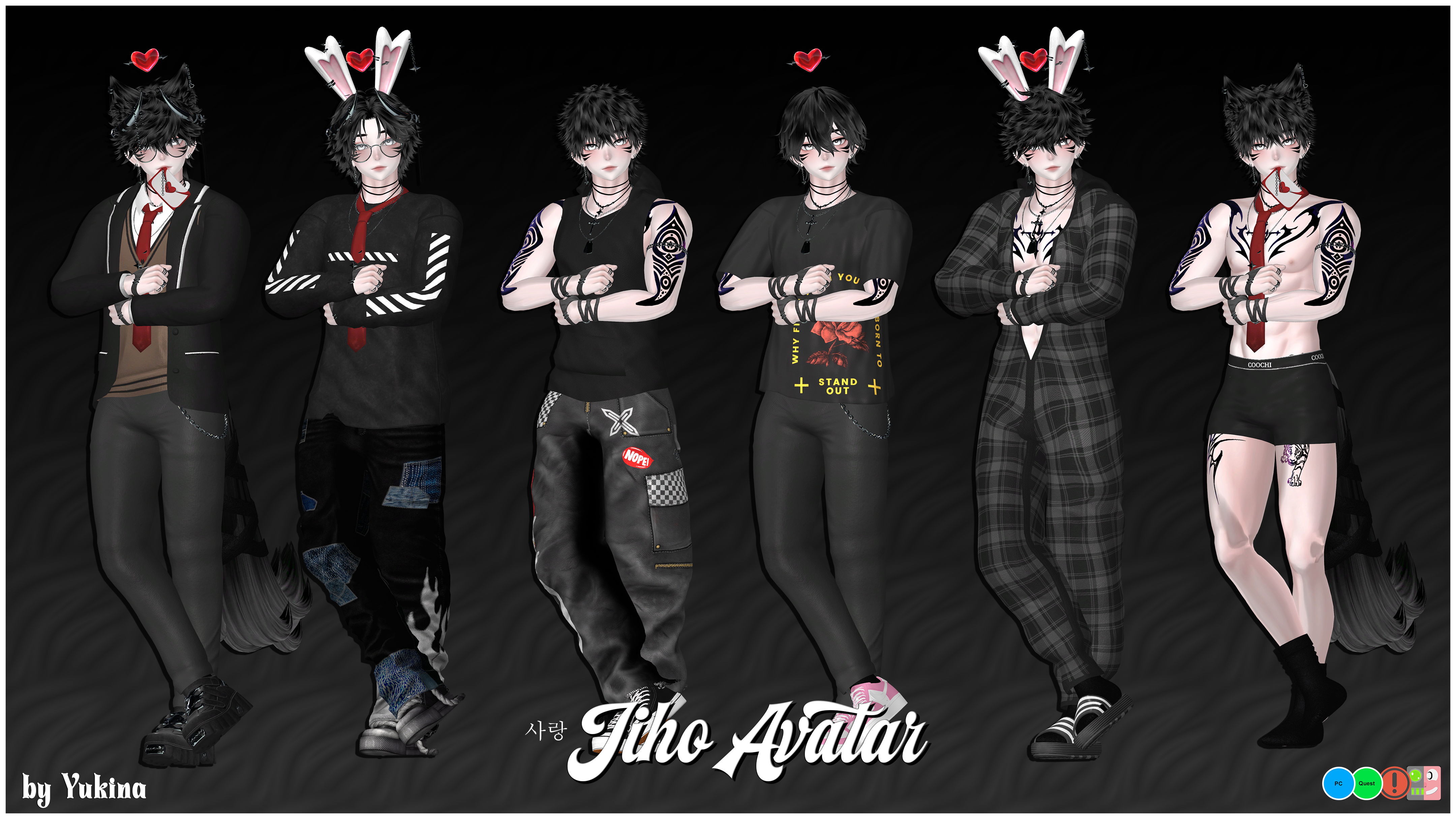 ✧ Aera & Jiho Avatar | PC/Quest + FT