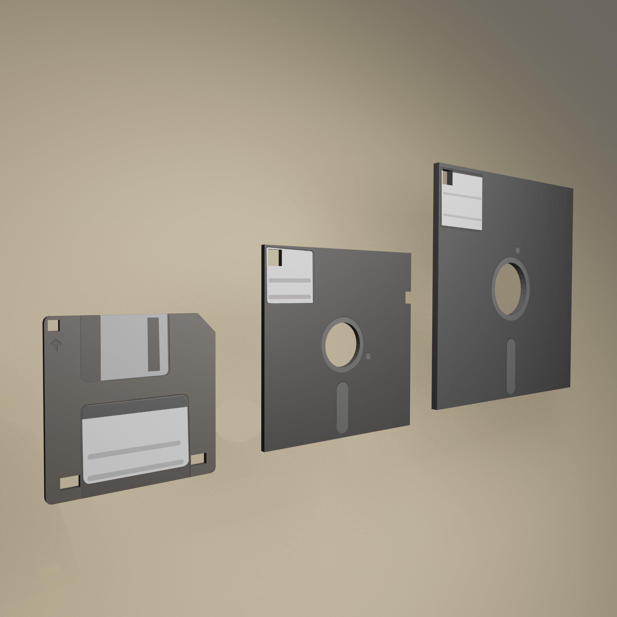 3D Floppy Disk Pack