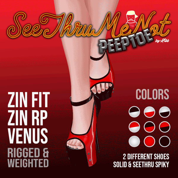 SeeThruMeNot Peeptoe
