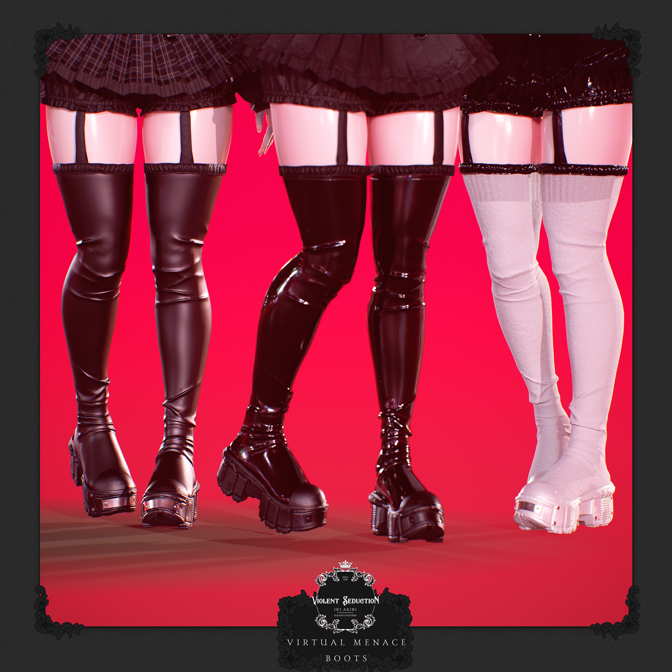 Virtual Menace Boots EGirl