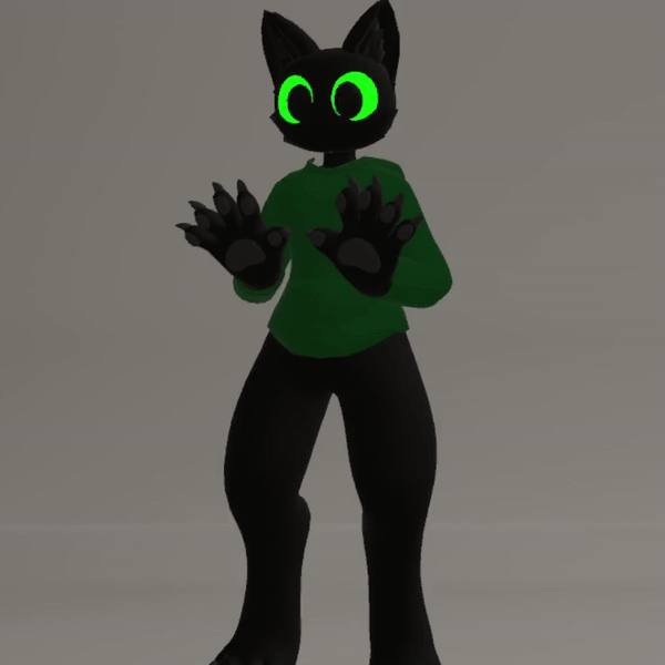 Void Cat (VRChat Furry Avatar, PC and Quest)