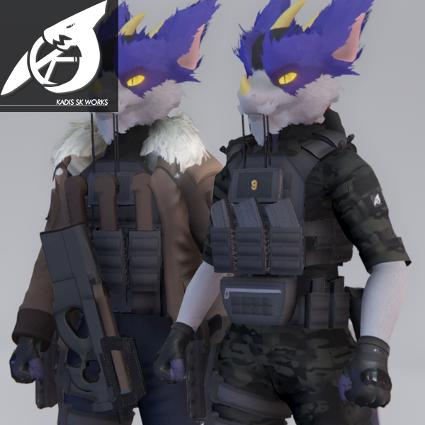 [NARDO VERSION] Tactical Furry Outfit Part 2 - Armor Bundle