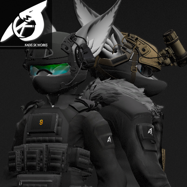 [NARDO VERSION] Tactical Furry Outfit Part 3 - Helmet Bundle