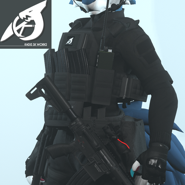 [KDSK NOVABEAST VERSION] Tactical Furry Outfit Part 2 - Armor Bundle