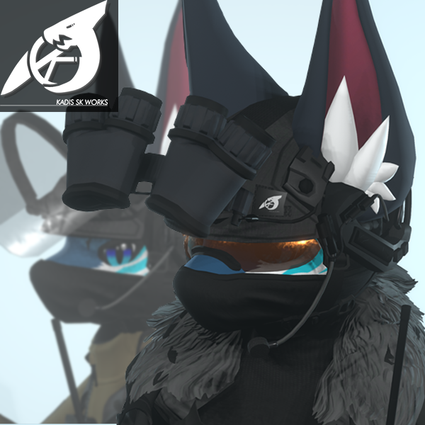 [KDSK NOVABEAST VERSION] Tactical Furry Outfit Part 3 - Helmet Bundle