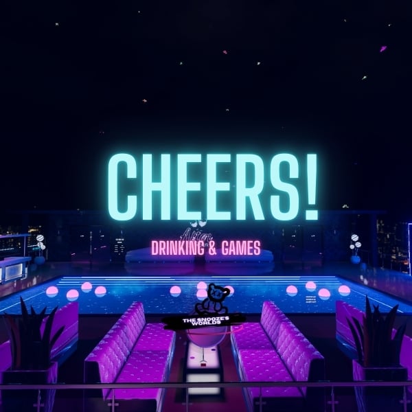 'Cheers! Drinking & Games' VRCHAT World (PC ONLY) 