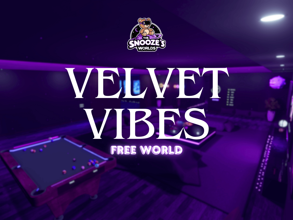'Velvet Vibes' VRCHAT World FREE (PC & QUEST)