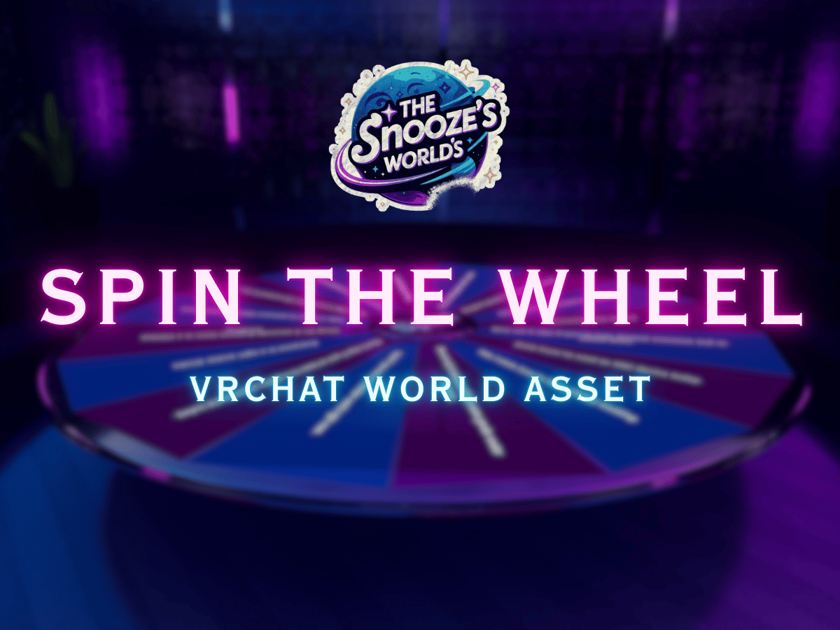 'Spin The Wheel' - VRCHAT ASSET
