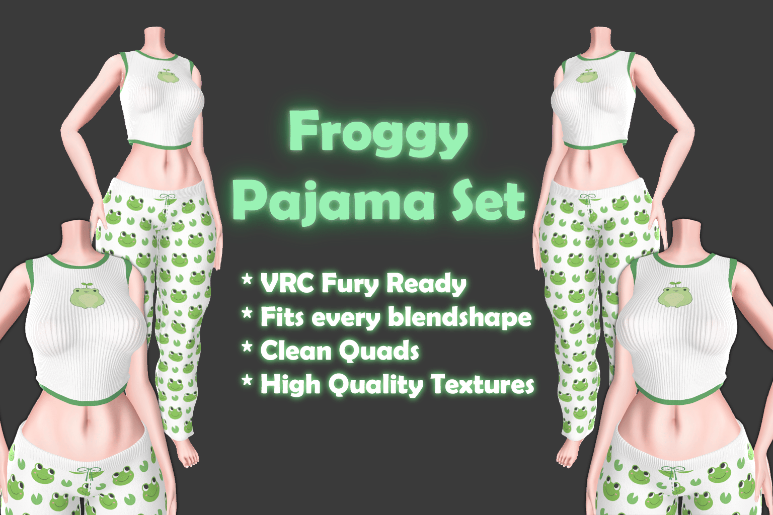 Froggy Pajama Set (Zinfit)