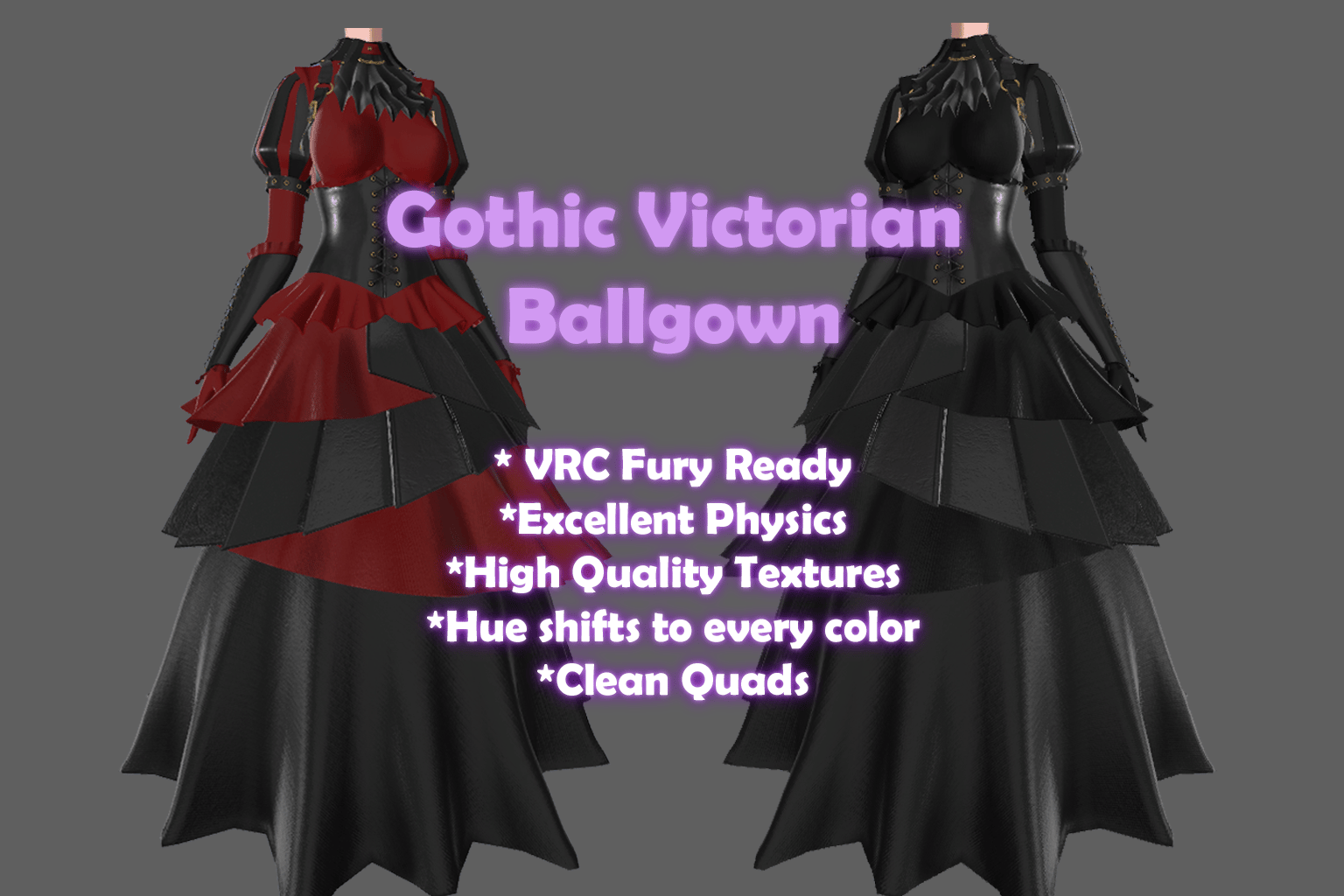 Gothic Victorian Gown (Zinfit)