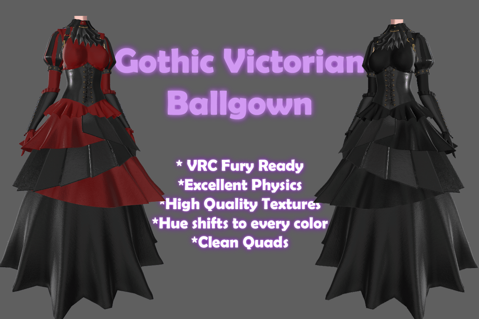 Gothic Victorian Gown (Zinfit)