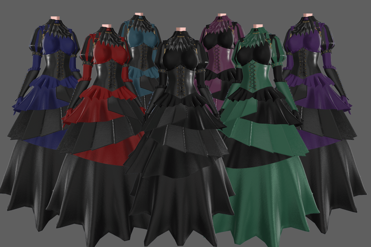 Gothic Victorian Gown (Zinfit)