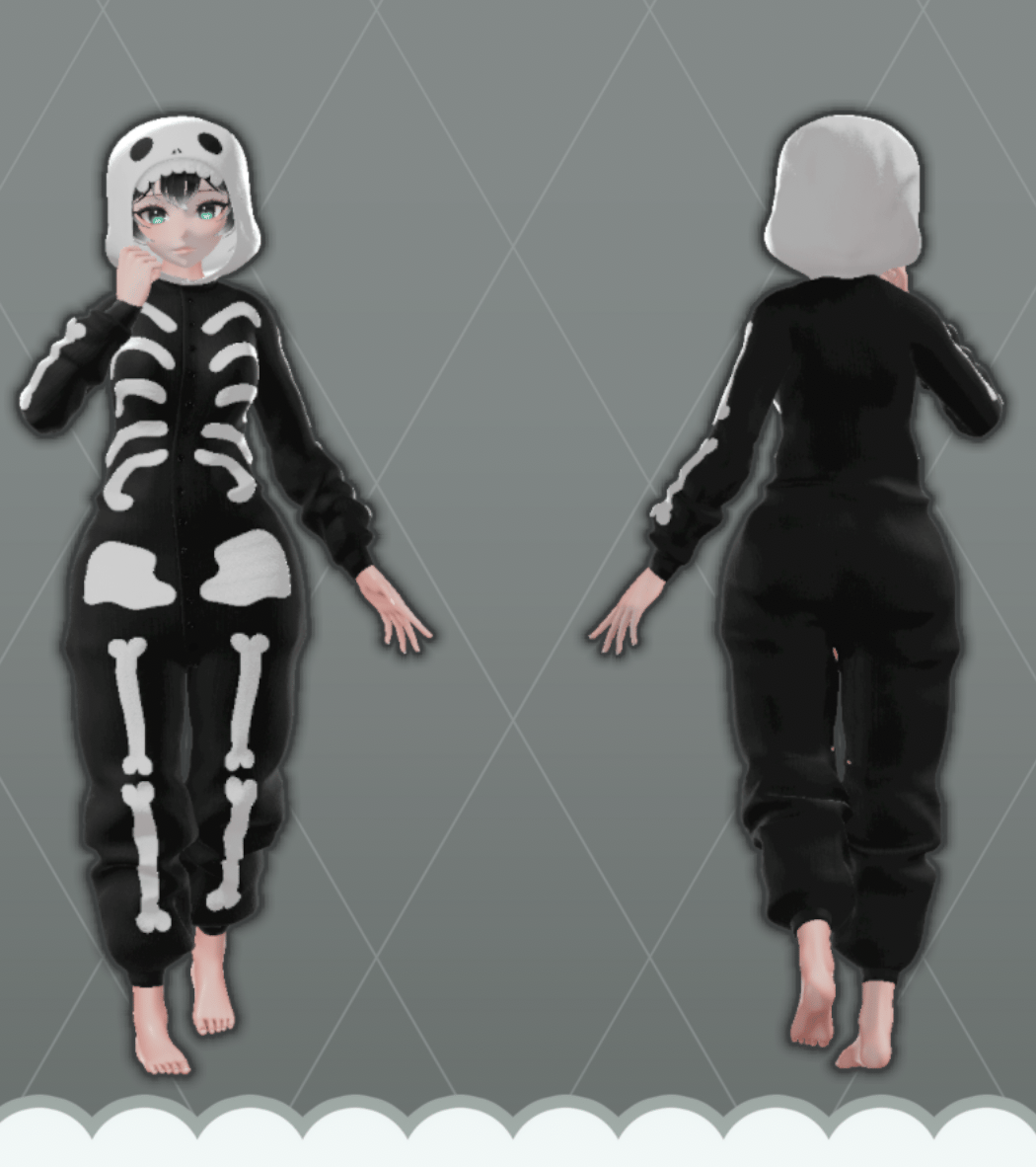 Skeleton Onesie (Zinfit)