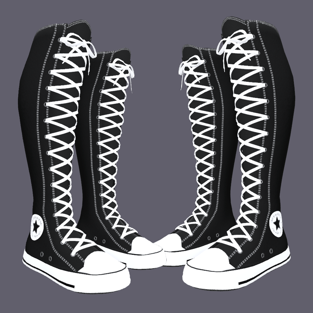 Knee High Converse (Zinfit + Egirl)