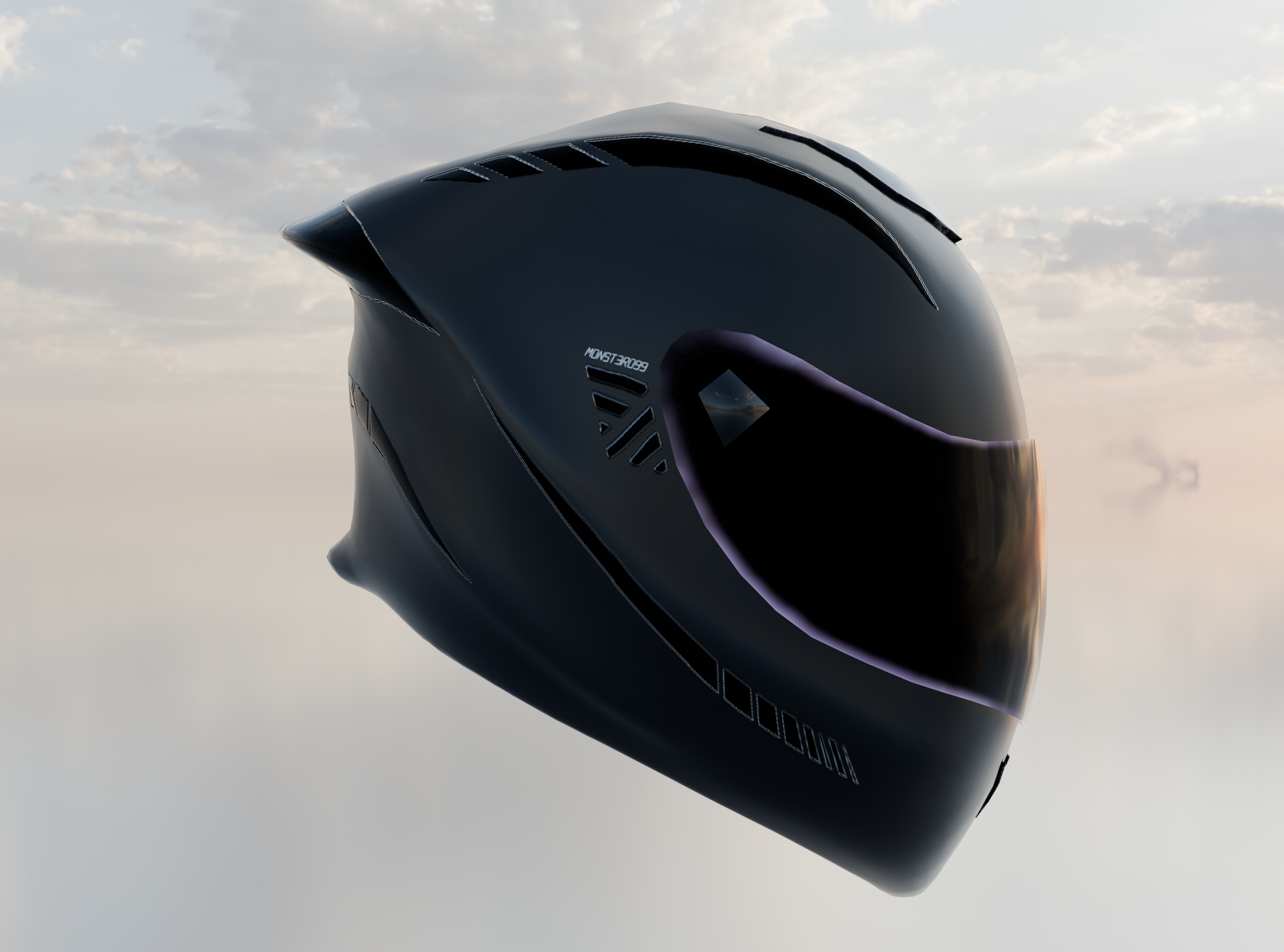 monster's helmet