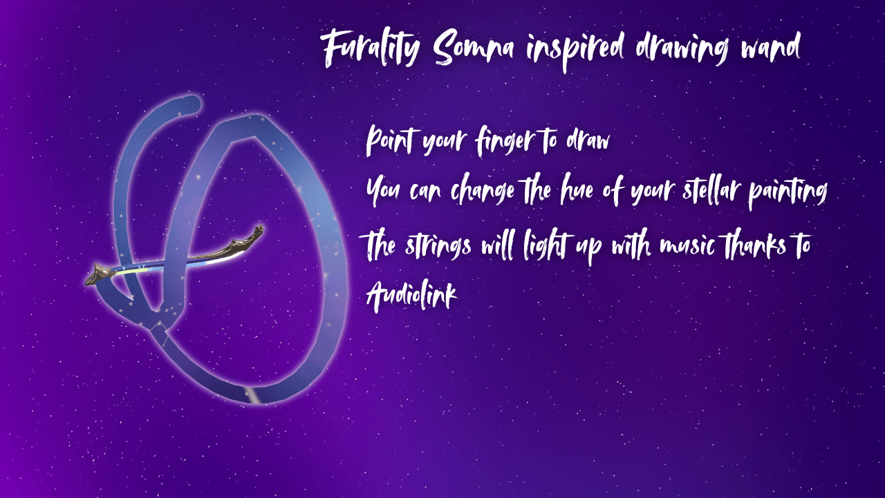 Furality somna inspired Drawing wand