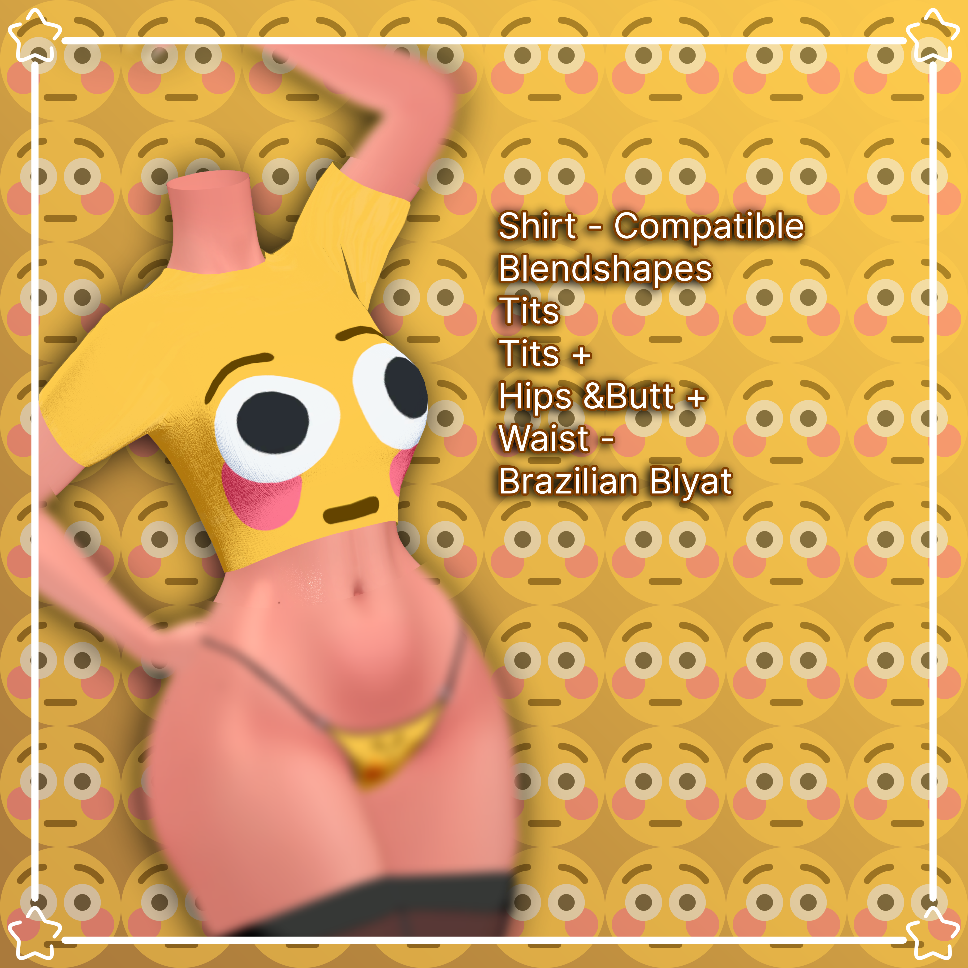 Flush Emoji Outfit ~ Venus Female Base v2