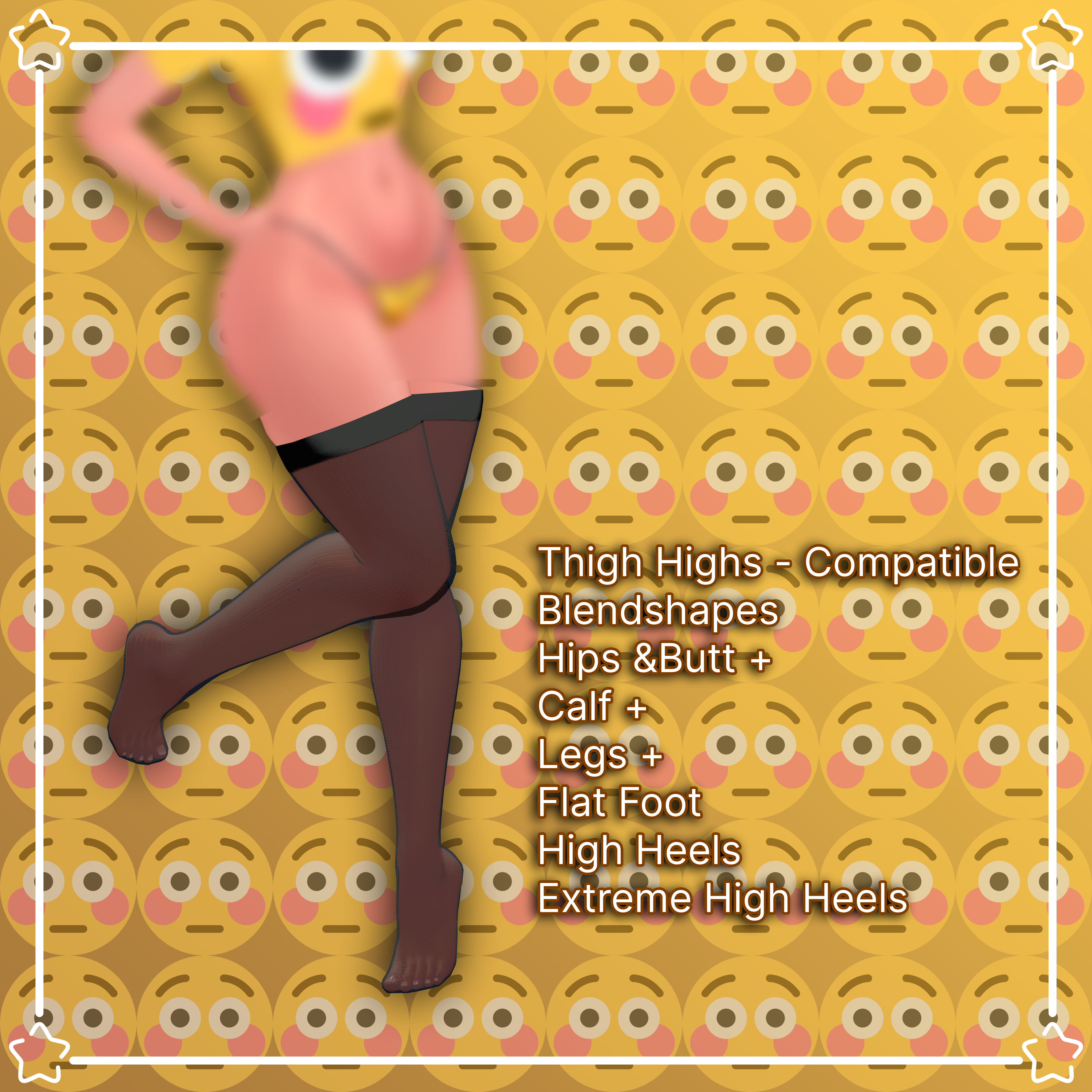 Flush Emoji Outfit ~ Venus Female Base v2