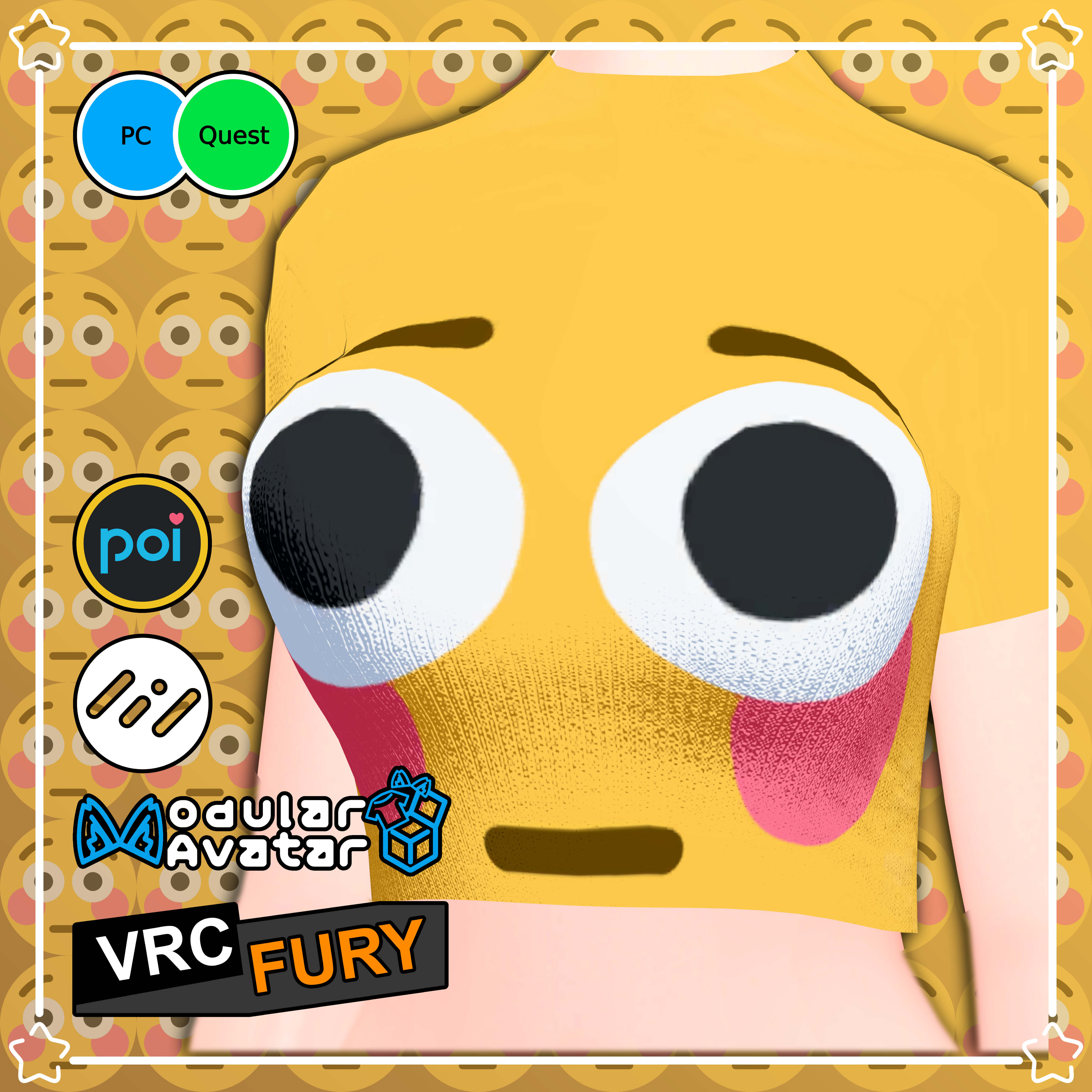 Flush Emoji Outfit ~ Panda Female Base v1