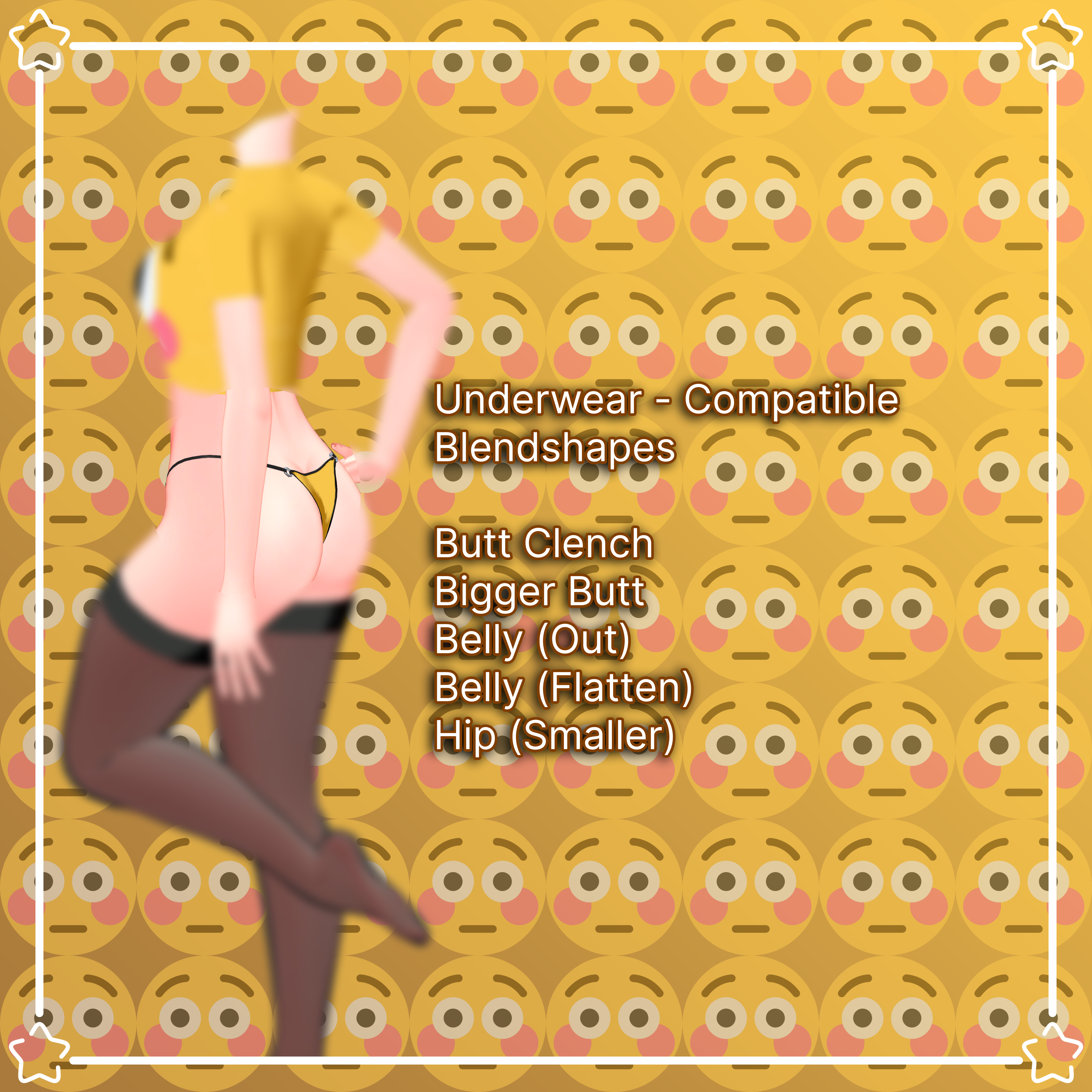 Flush Emoji Outfit ~ Panda Female Base v2