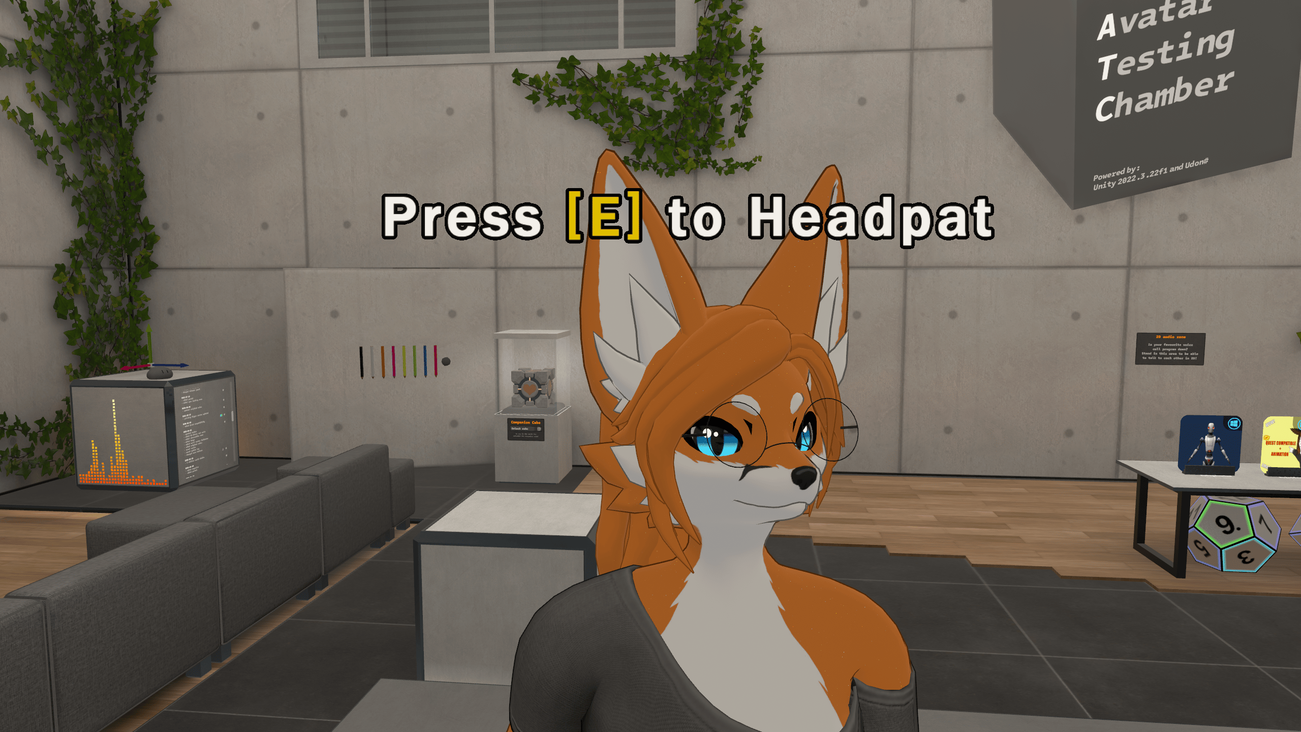 Headpat Interaction Text