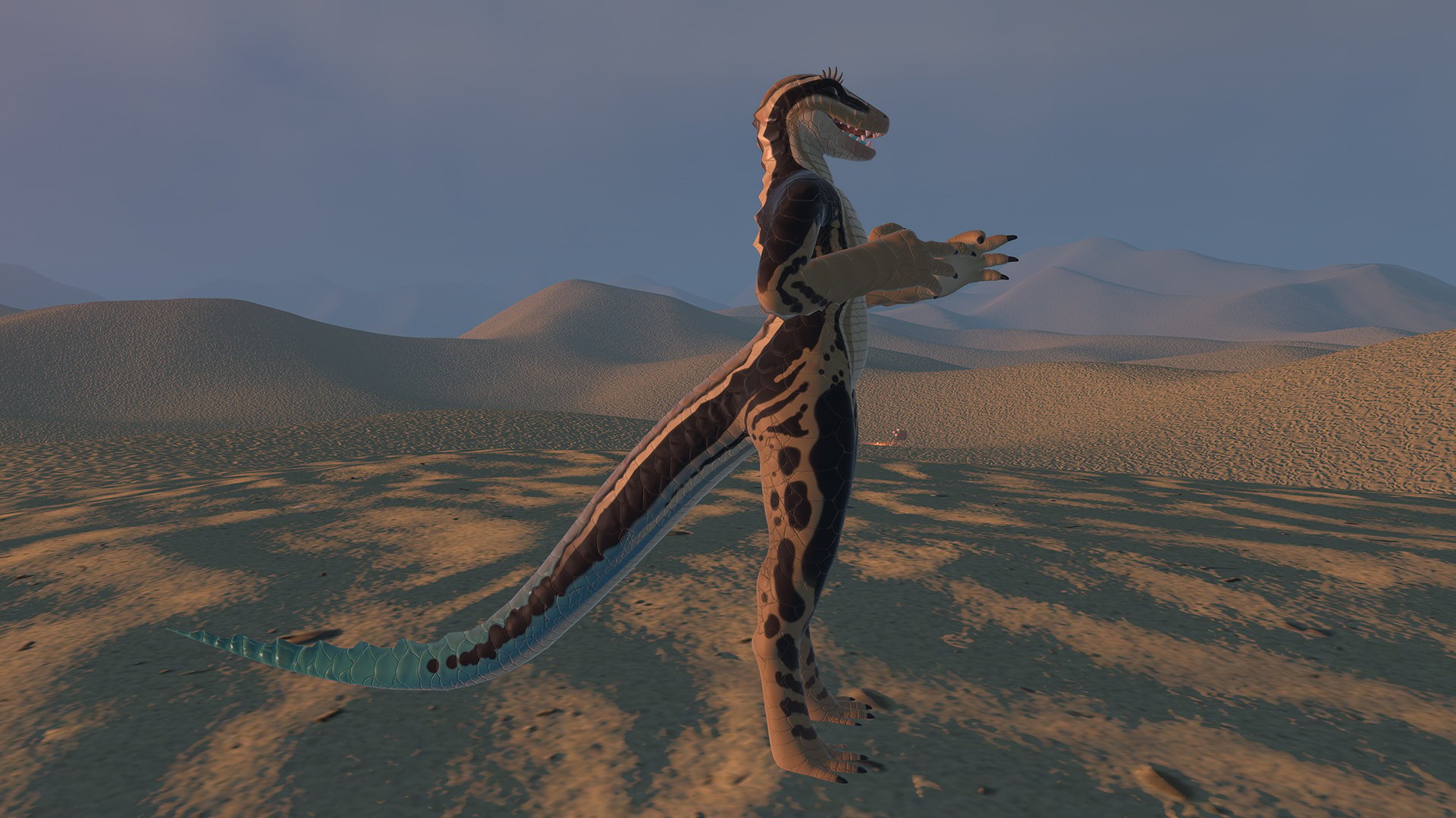Sandtail Lizard VRC Avatar