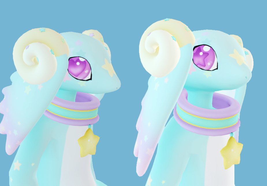 Heart and Star Eye Textures