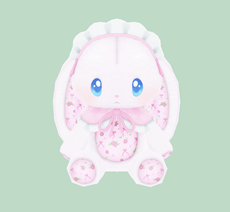 Pastel Bunny Plush Models