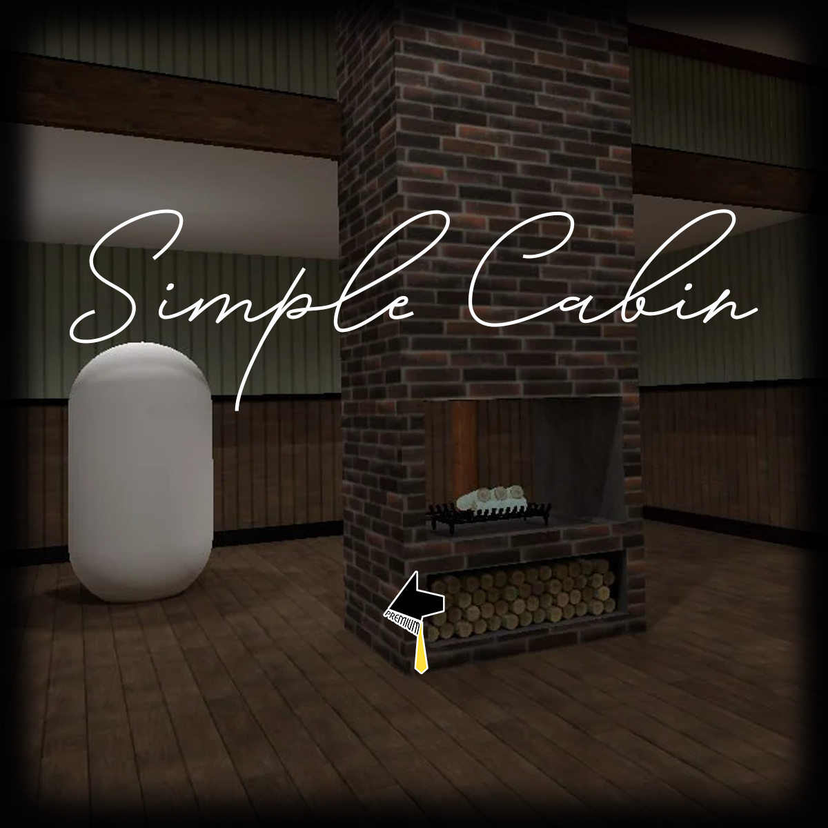 Simple Cabin - VRChat World Prefab