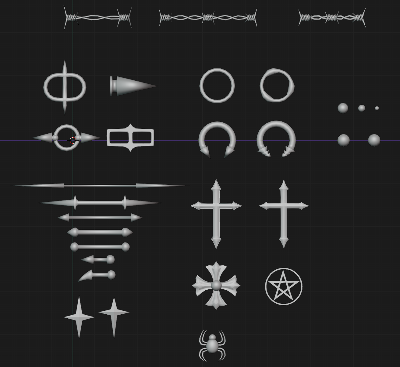 Profane Ornaments Piercings Pack